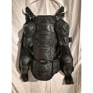 BILT Amped Jacket (Black) L Padded Elbow Motorcycle Protection Protector New